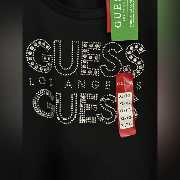 ✨NWT✨ GUESS: Women’s Short Sleeve Top- Size XL - Picture 5 of 8